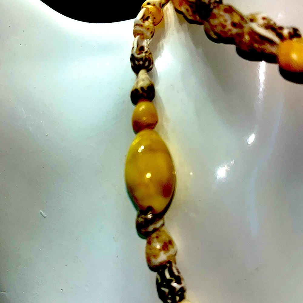 Set Of Three Cowrie & Conch Shell Long Necklaces - image 7